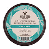 Hemp Seed 3-in-1 Massage Candle with Aquatic Magnolia Scent Massage Candles